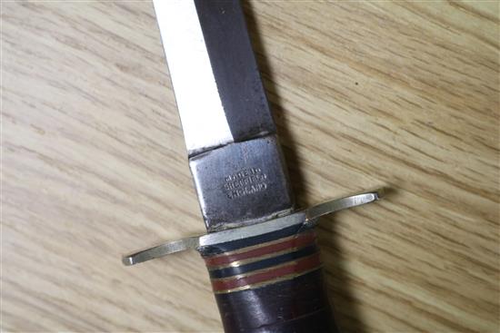 A collection of knives and Kukri longest 44cm